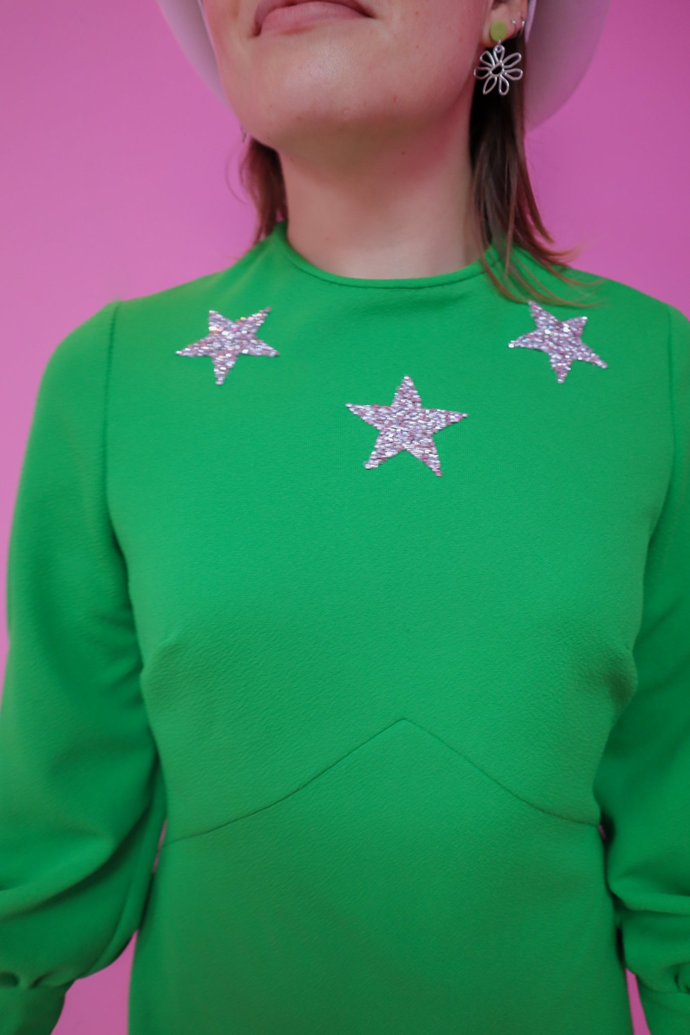 Green vintage Rodeo dress