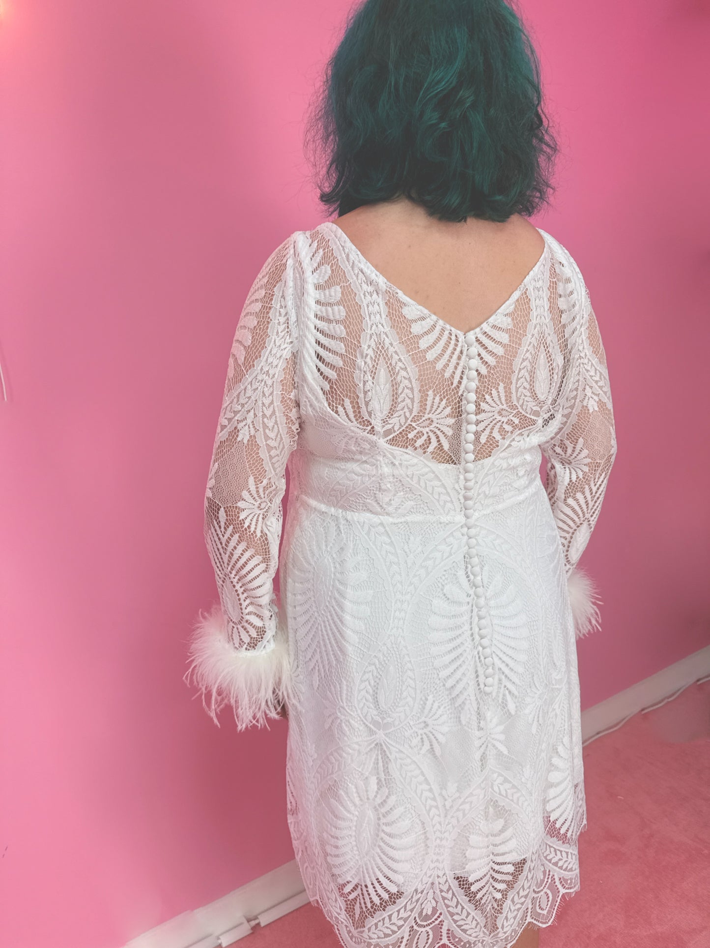 Mini Moonstone lace dress