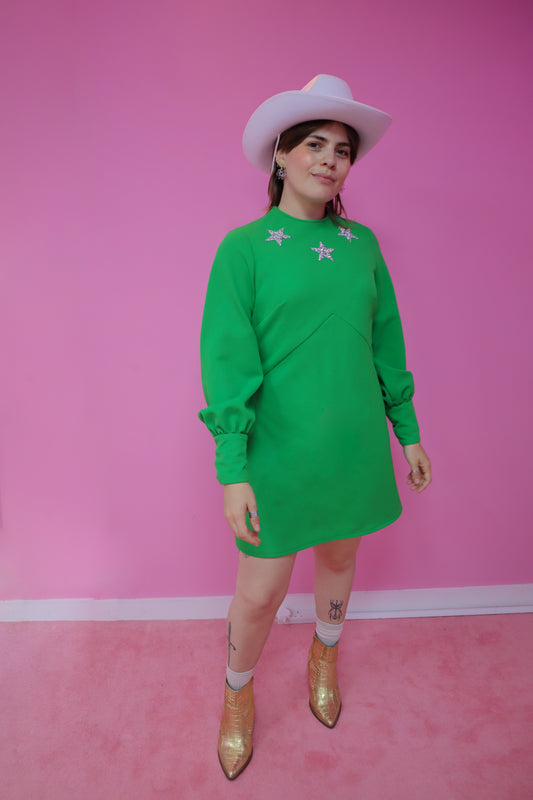 Green vintage Rodeo dress