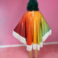 Rainbow Citrus sequin Poncho