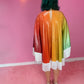 Rainbow Citrus sequin Poncho