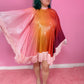 Rainbow Berry Sequin Poncho