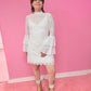 Heart lace 60s dress