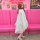 Ivory Sequin Poncho