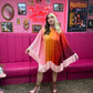 Rainbow Berry Sequin Poncho