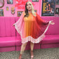 Rainbow Berry Sequin Poncho