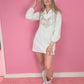 White vintage rodeo dress