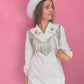 White vintage rodeo dress