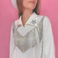 White vintage rodeo dress
