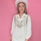 White vintage rodeo dress