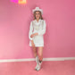 White vintage rodeo dress